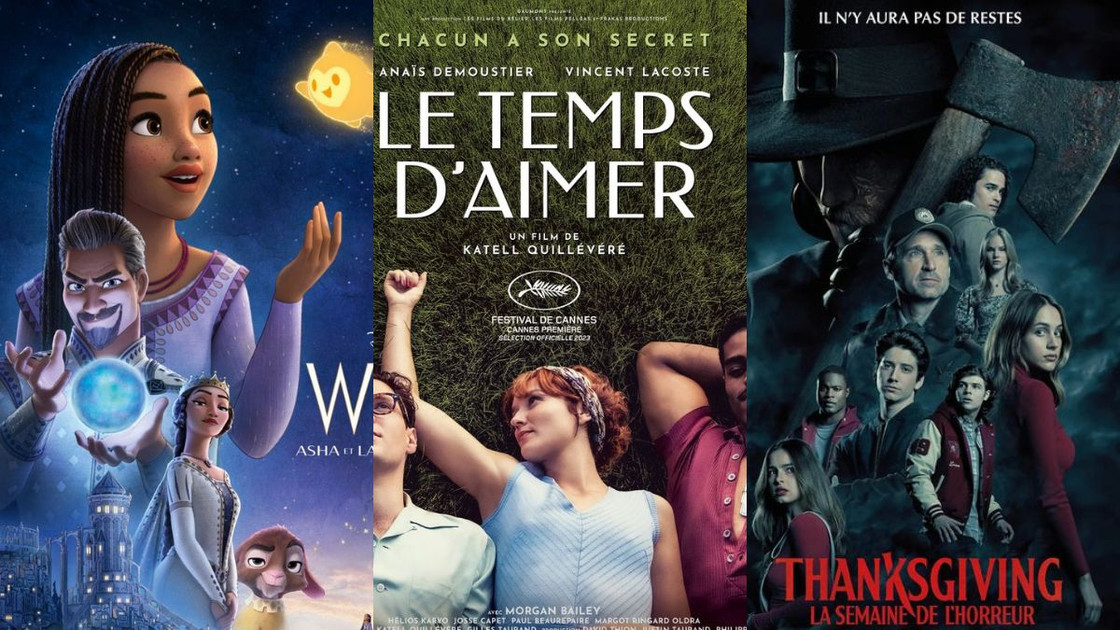 Sorties cinéma novembre 2023 : quels films sortent le mercredi 29 novembre 2023 ?